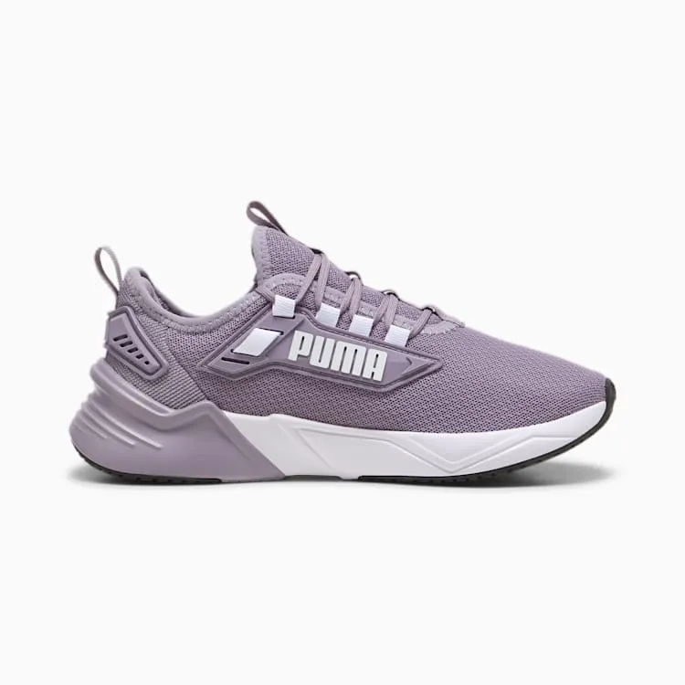 PUMA UNISEX RETALIATE PLUM/WHITE RUNNING SHOES