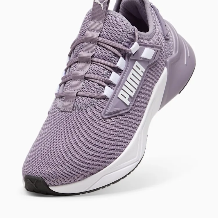 PUMA UNISEX RETALIATE PLUM/WHITE RUNNING SHOES