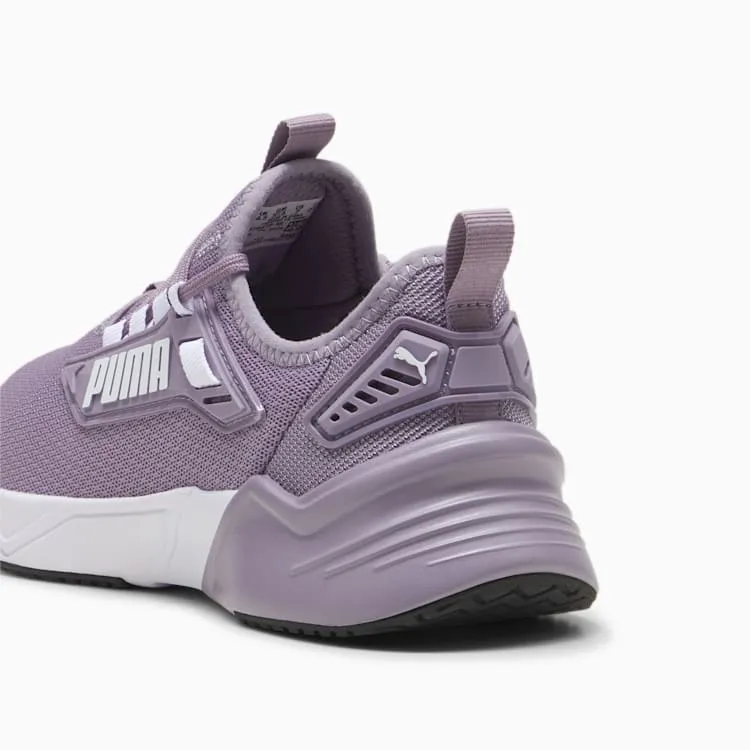 PUMA UNISEX RETALIATE PLUM/WHITE RUNNING SHOES