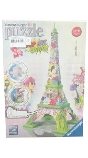 Ravensburger 3D Puzzle Pop Art Edition La Tour Eiffel Paris 12-99 Years