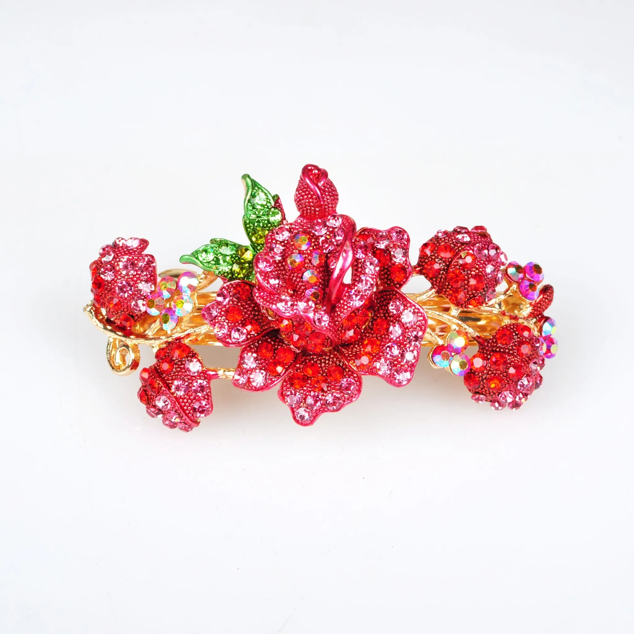 Red Flower Hair Clip