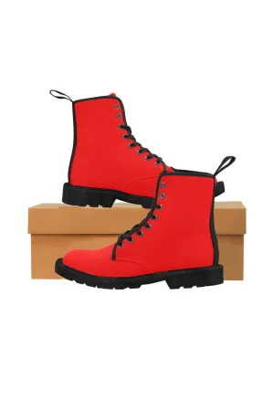 Red Martin Boots for Women