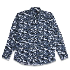 Reeve Camo White Long Sleeve Shirt