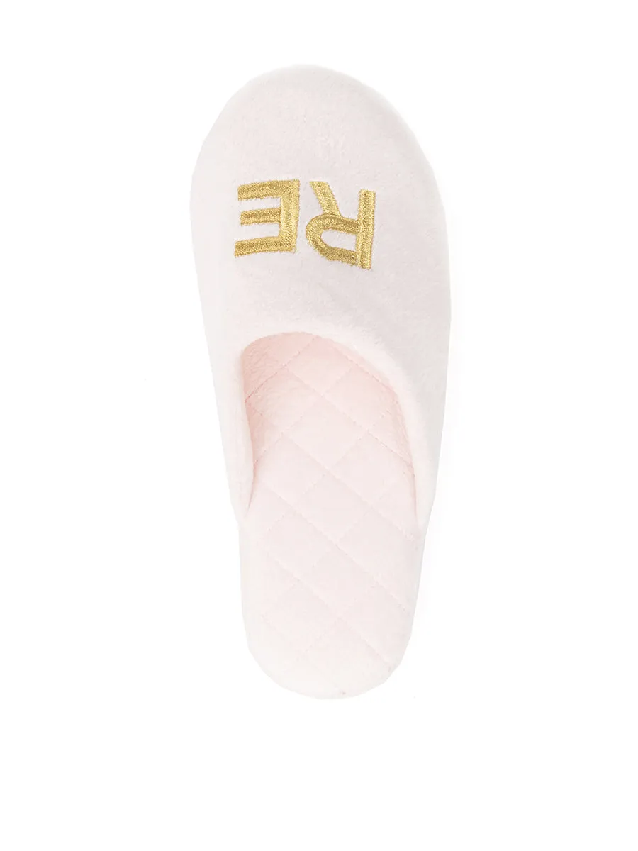 Relax Embroidered Slippers