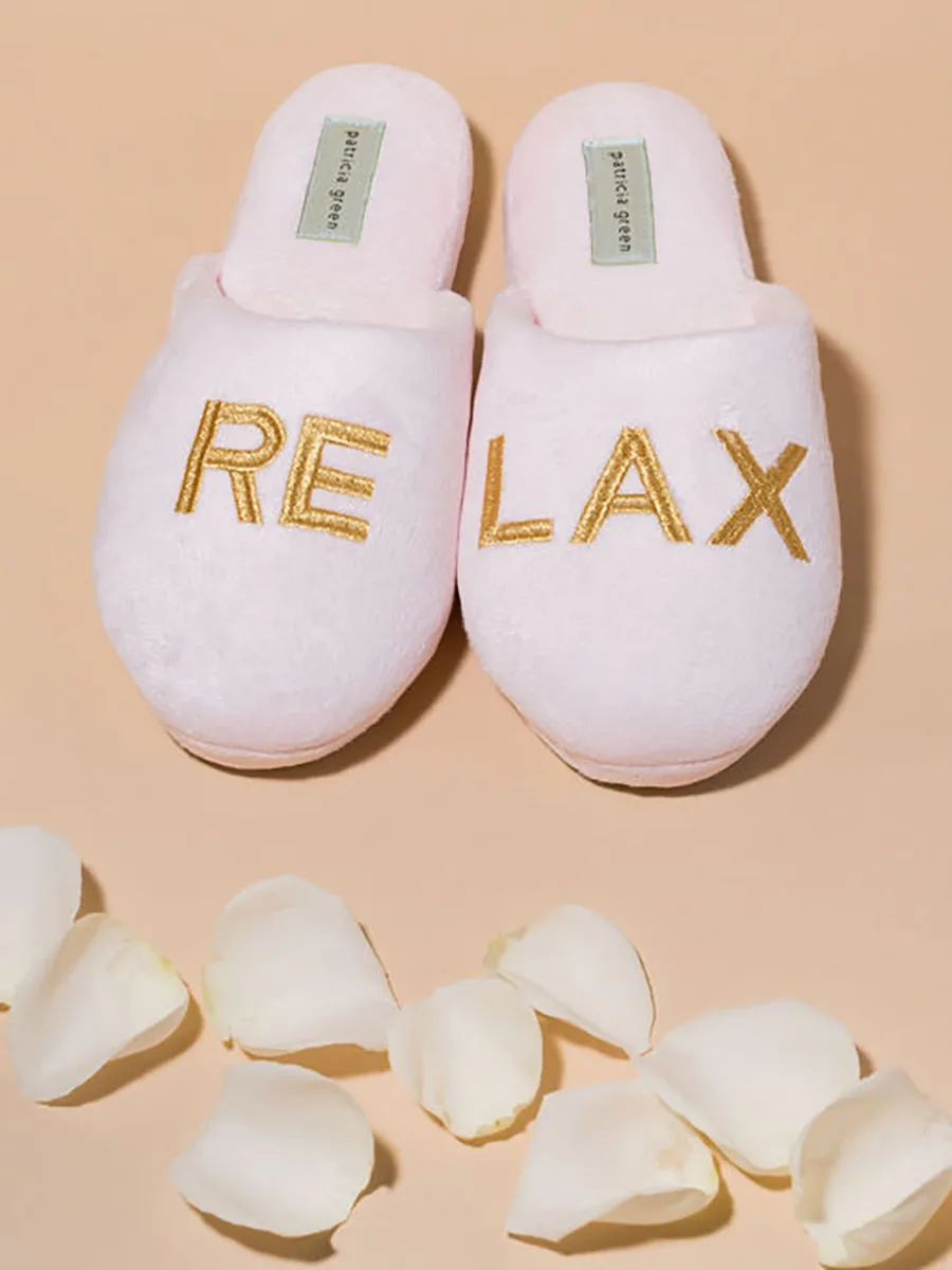 Relax Embroidered Slippers