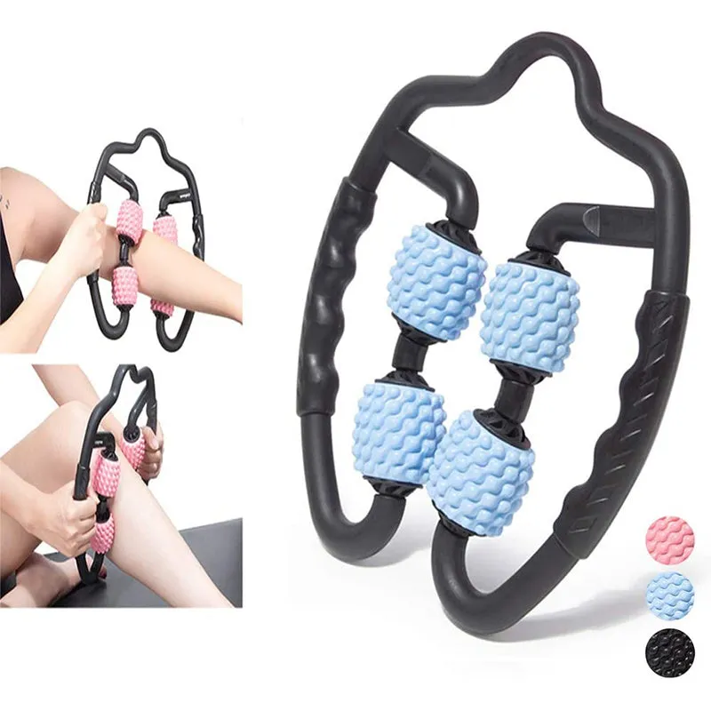 Ring Clamp Foam Shaft Muscle Massage Roller Relaxer