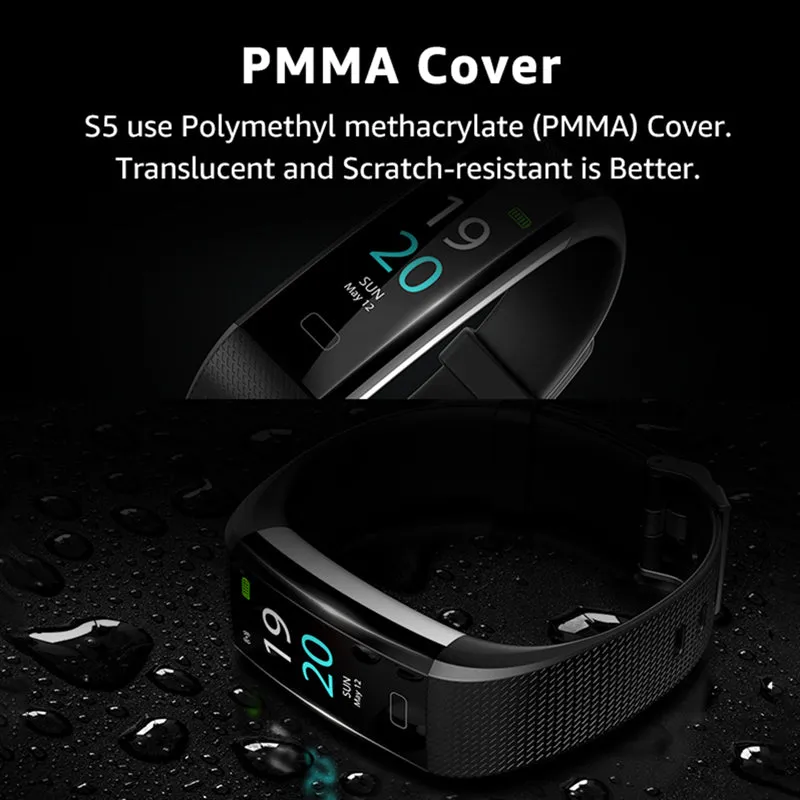 S5 Gen 2 Smart Bracelet and Watch for iOS Android