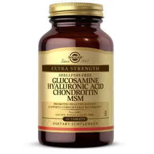 Solgar Glucosamine Hyaluronic Acid Chondroitin ,  60 Tablets