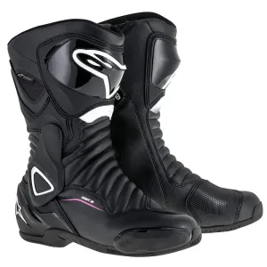 Stella Alpinestars SMX-6 V2 Drystar Ladies Boots - Black / White / Pink