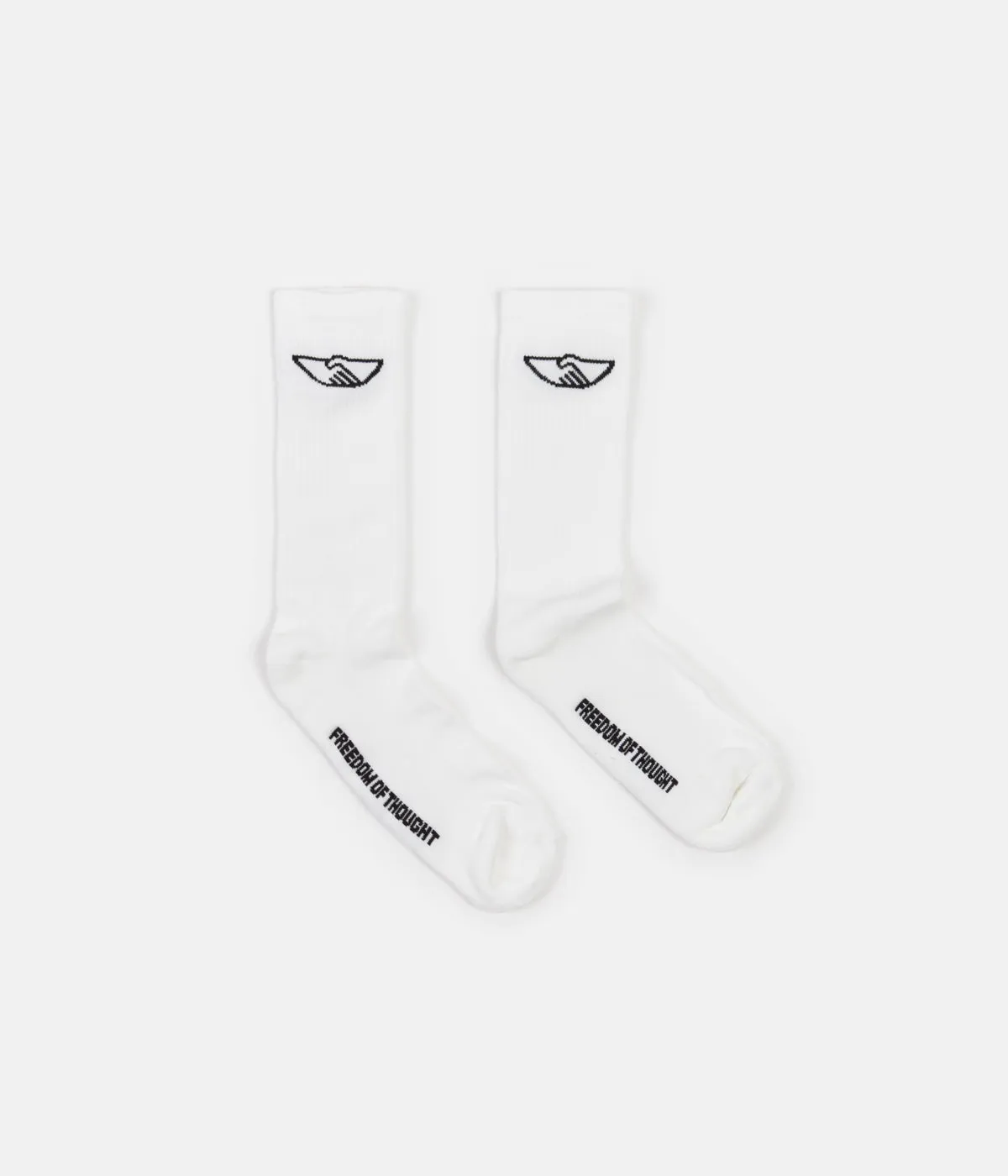 Stepney Workers Club Handshake Socks - Off White