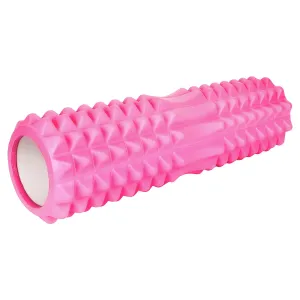 Strauss Grid Foam Roller | Eco-Friendly Spikes Foam Roller | Premium Eva Foam | Light Weight & Travel-Friendly Foam Roller for Relieve Muscle Tightness, Soreness & Inflammation,45 CM (Pink)