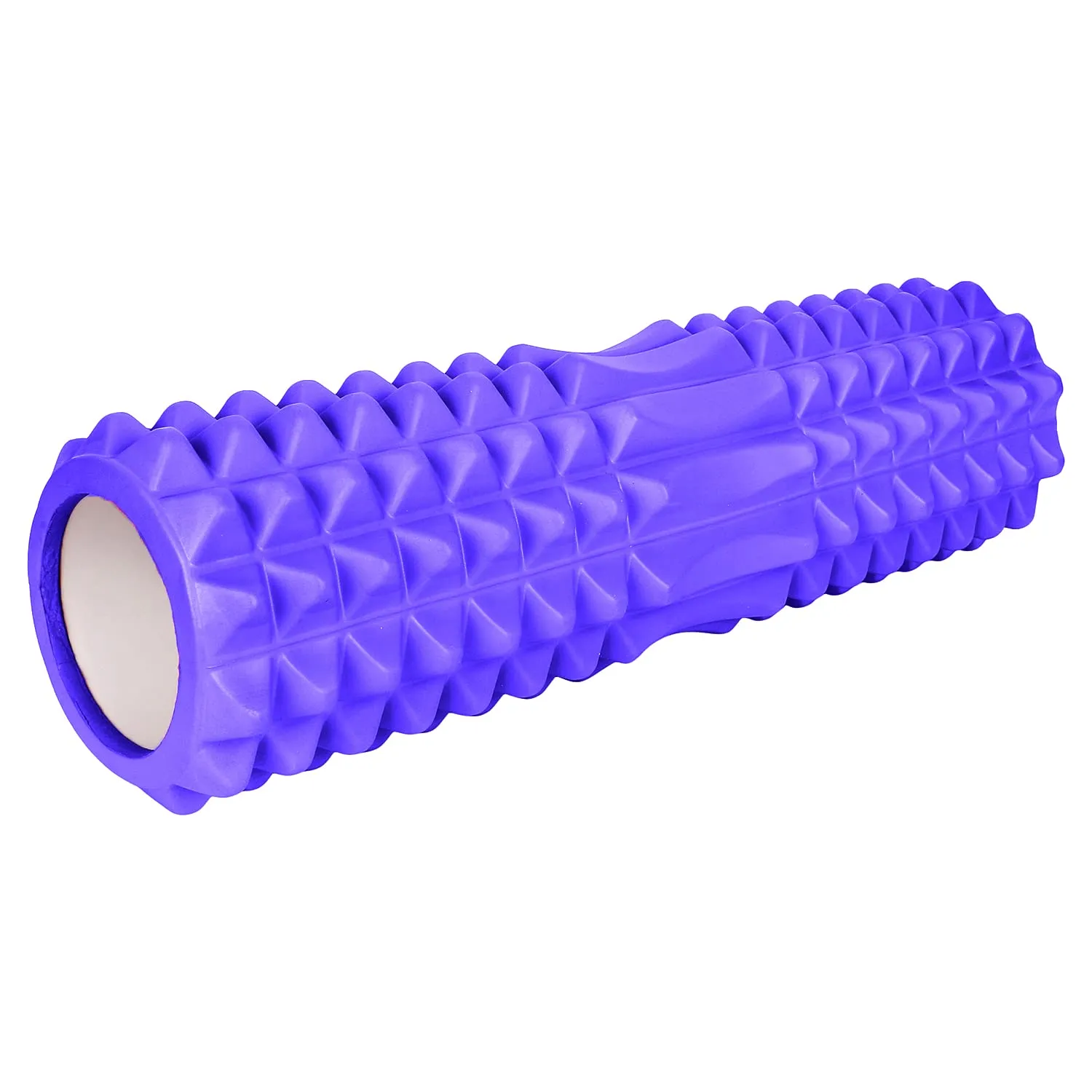 Strauss Grid Foam Roller | Eco-Friendly Spikes Foam Roller | Premium Eva Foam | Light Weight & Travel-Friendly Foam Roller for Relieve Muscle Tightness, Soreness & Inflammation,45 CM (Purple)