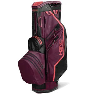 Sun Mountain H2NO Lite Waterproof Cart Bag - Black/Berry/Cove