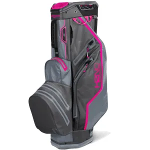 Sun Mountain H2NO Lite Waterproof Cart Bag - Gunmetal/Pink/Cadet