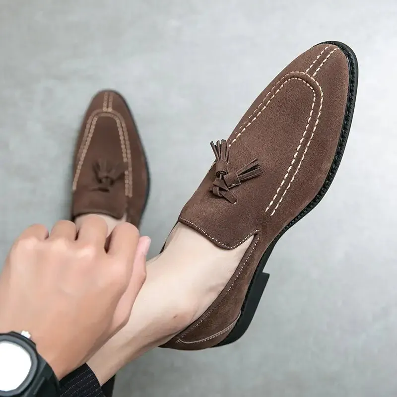 Tassel Leather Loafers For Men