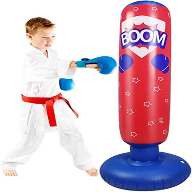 Thickened PVC Inflatable Boxing Column Children's Exercise Tumbler Toy