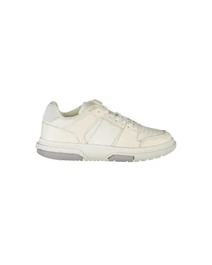 Tommy Hilfiger Women's White Polyester Sneaker - 41 EU