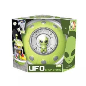 UFO Projector Supermarket Store Backpack Role Play Toy