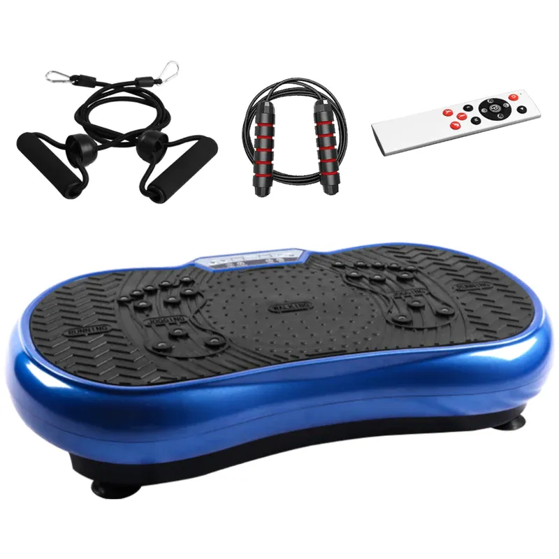 Vibration Platform with Rope Skipping Remote Control Whole Body Workout Fitness Trainer