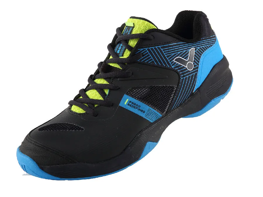 Victor P9200II Unisex Badminton Shoes (Black/Blue)