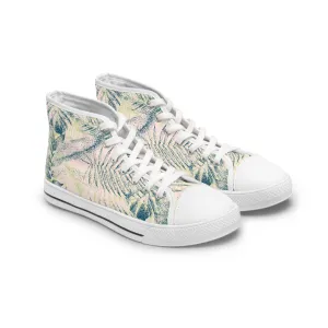 Vintage Palm Tree Women's High Top Sneakers