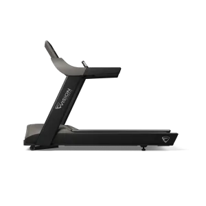 Vision Fitness T600ENT Matte Black Treadmill with 22" HD Touchscreen & AC Motor