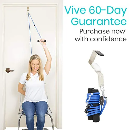 Vive Shoulder Pulley - Over Door Rehab Exerciser for Rotator Cuff Recovery