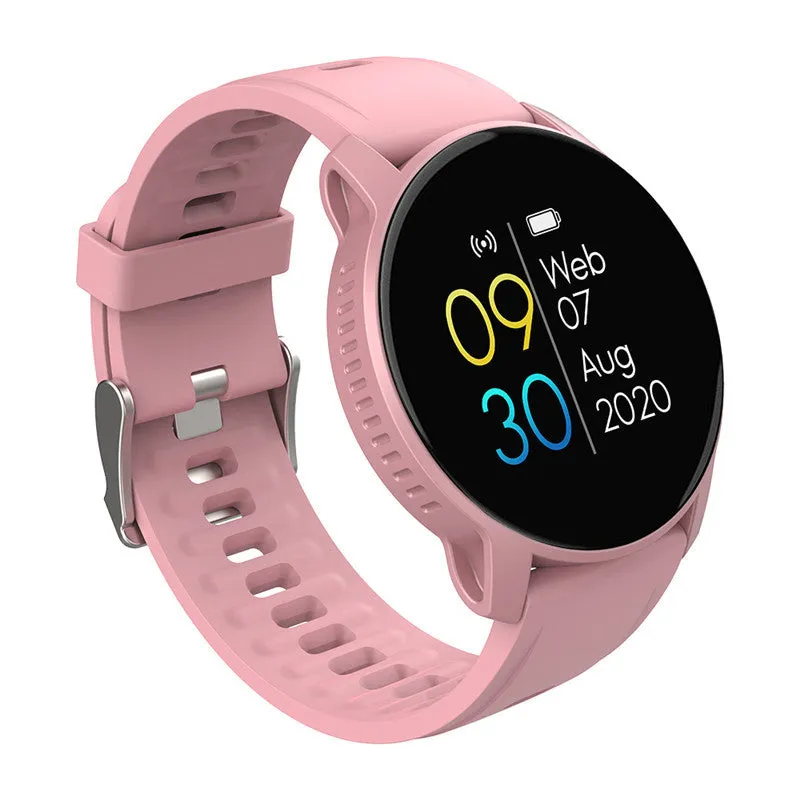 W9 Women Men Waterproof Smart Sports Watch with Heart Rate Monitor