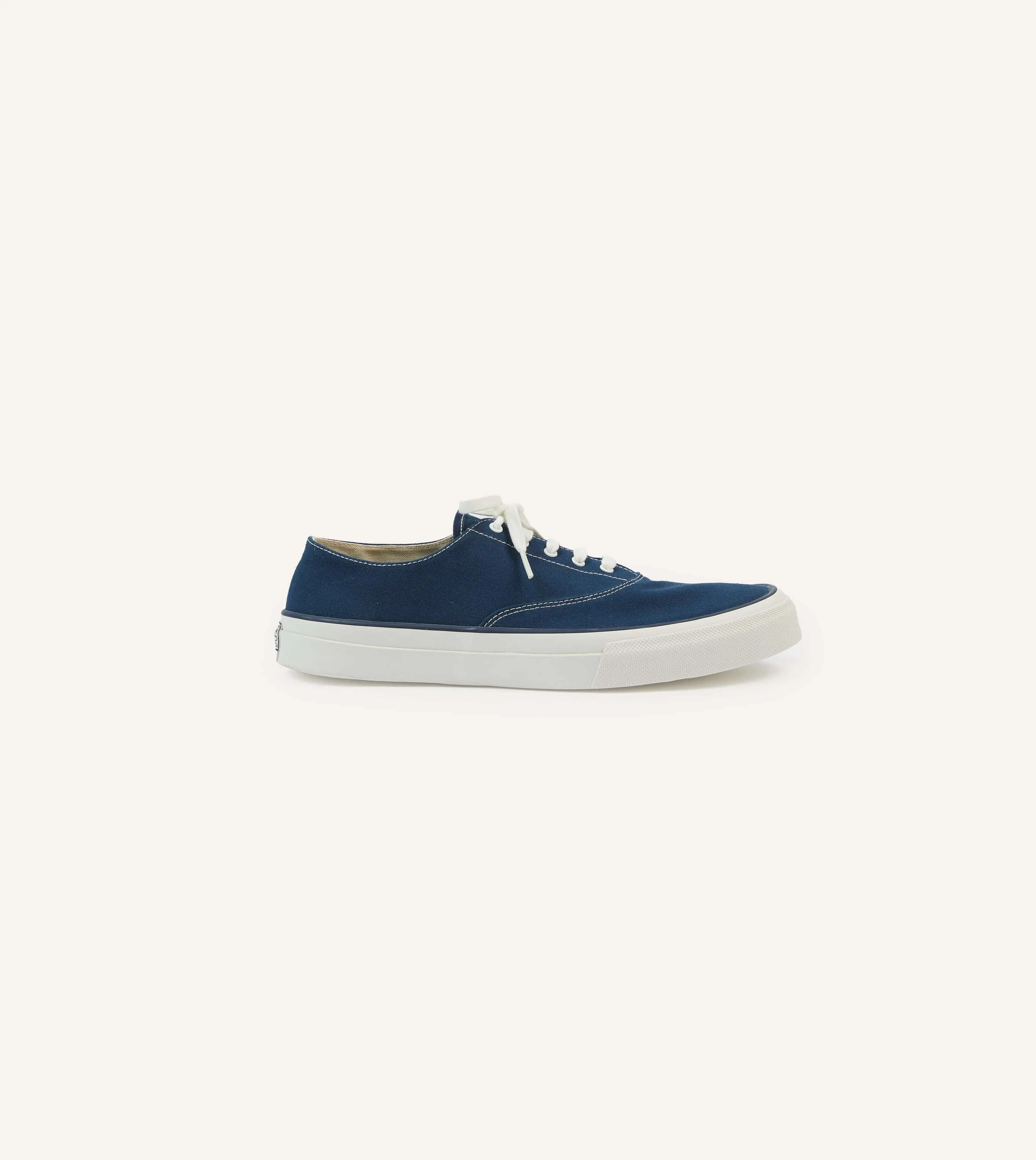 Wakouwa by Anatomica Navy Cotton Canvas Oxford Trainers