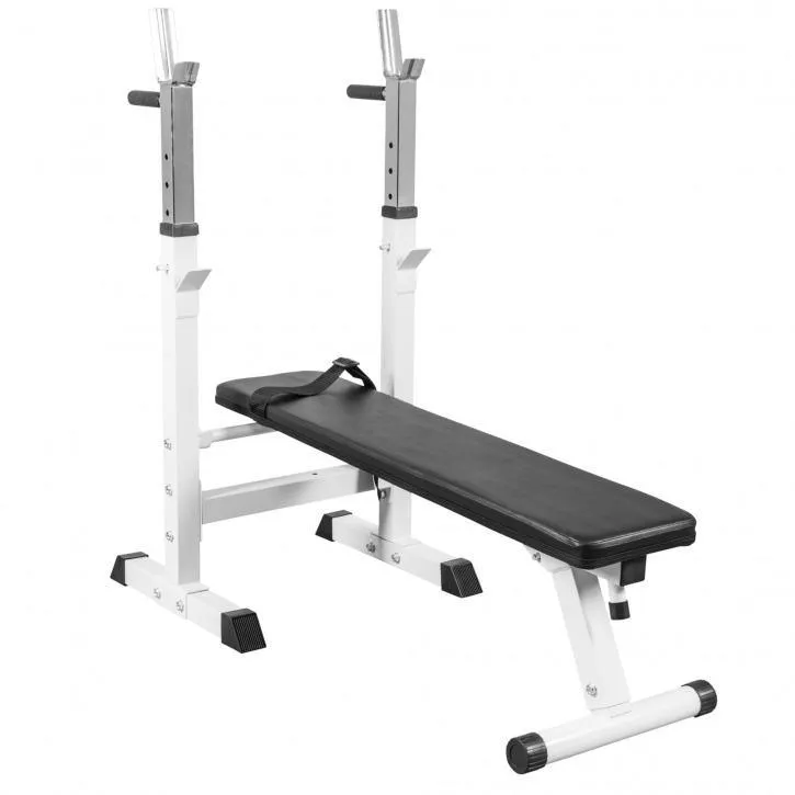 Weight Bench with Adjustable Barbell Rack