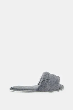 Women Charcoal Classic Slippers