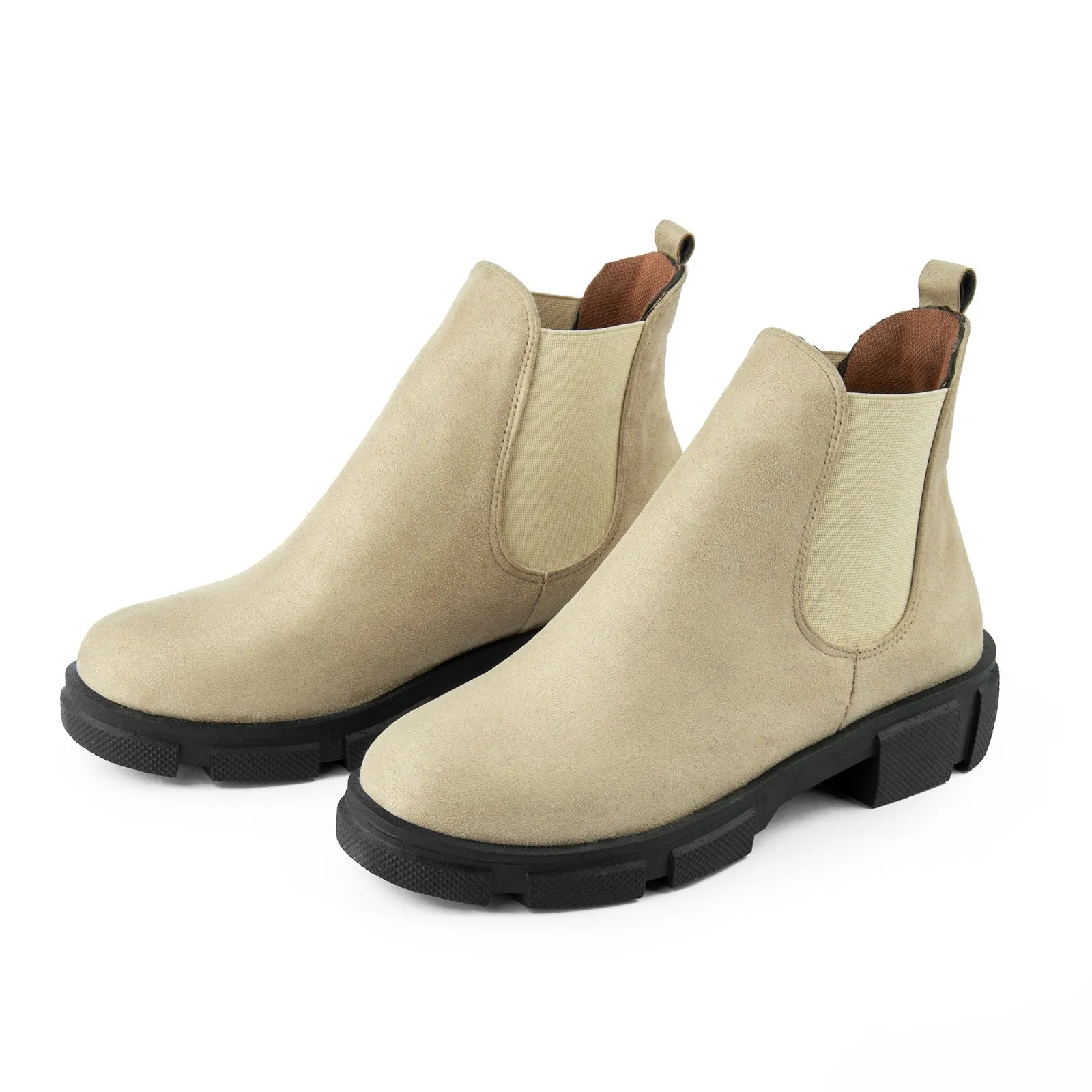 Women Suede Chelsea Boot-