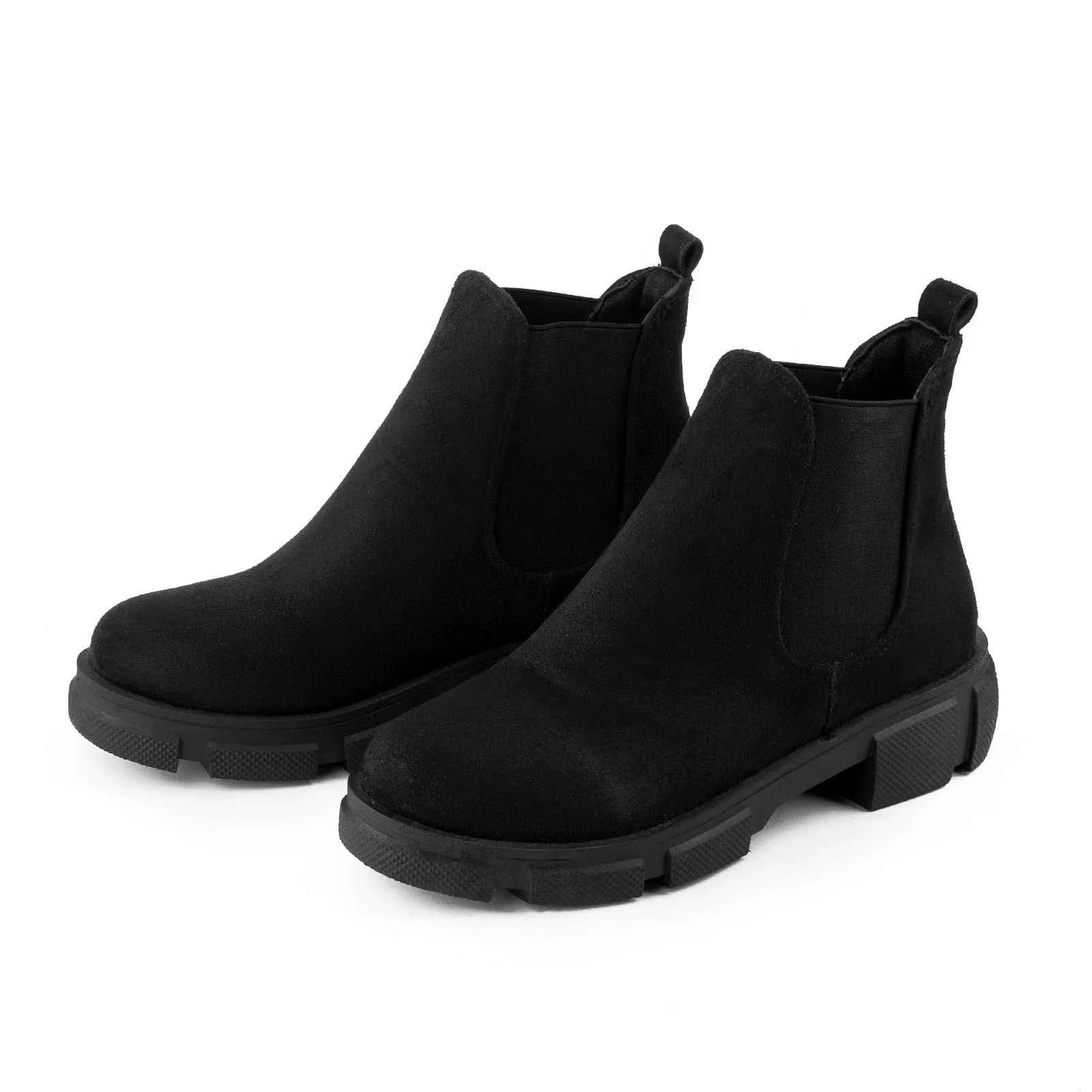 Women Suede Chelsea Boot-