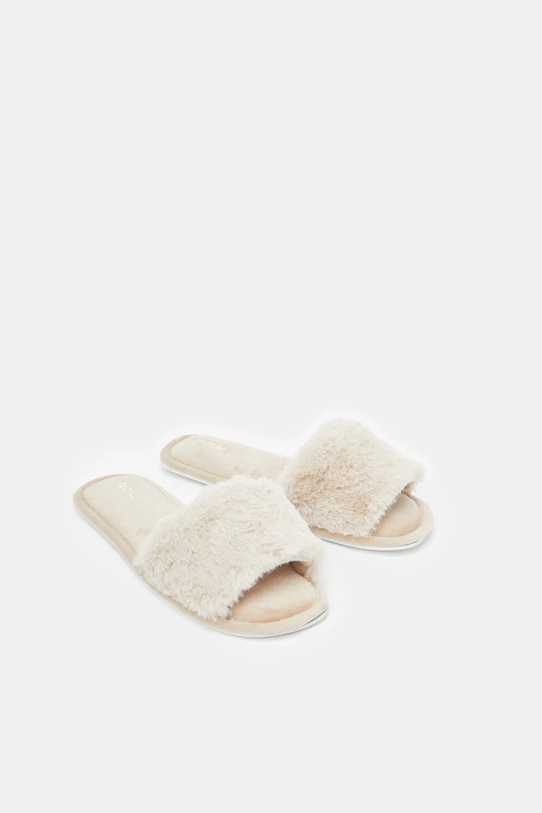 Women Taupe Classic Slipper