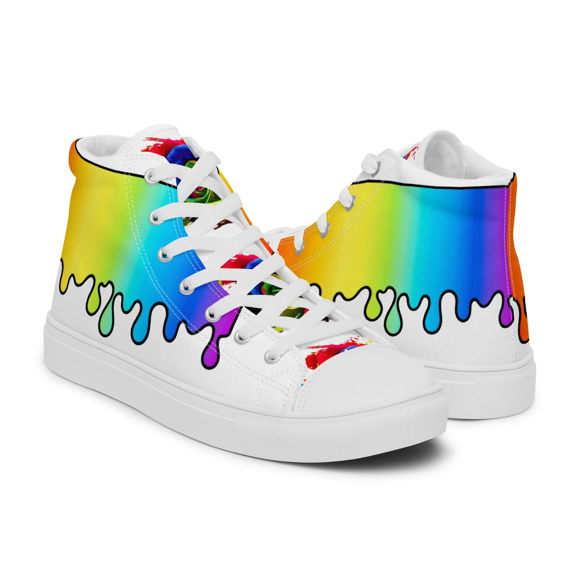 Women’s high top canvas shoes