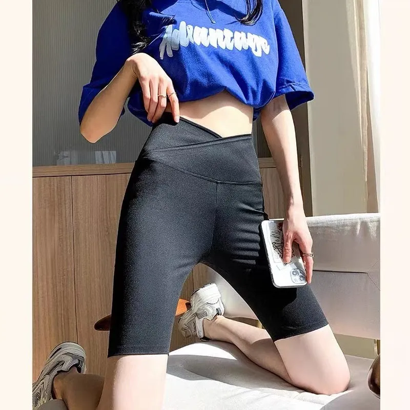 Womens Skinny Thin Hip-lifting Fitness Yoga Riding Pants