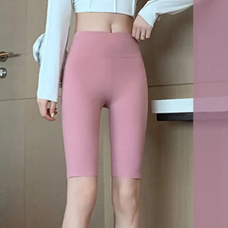 Womens Skinny Thin Hip-lifting Fitness Yoga Riding Pants