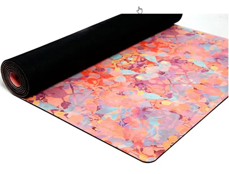 Yoga Floor Mat Gym 70  X24 Mat Extra Thick Exercise Fitness Non Slip Flooring Fitness Yoga Mat Pad Workout Pilates W Strap 72 Fitness Yoga Workout -Kaleidoscope