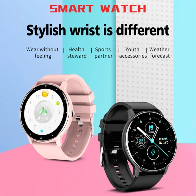 ZL02 Smart Bracelet Heart Rate Bluetooth Touch Screen Smart Watch